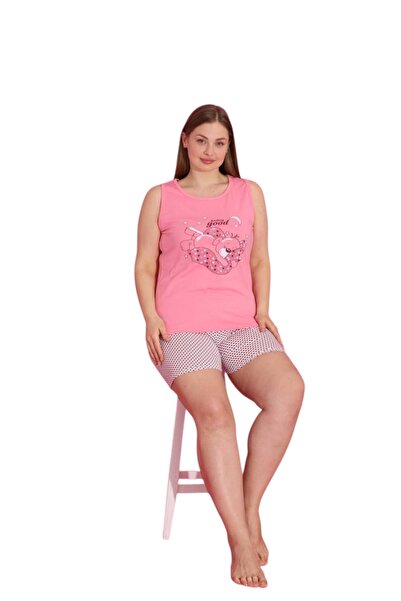 Emir Store Women's Pajama Set with Thick Straps and Shorts