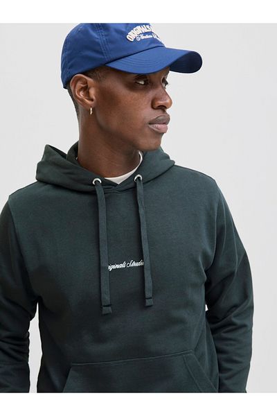 Jack & Jones JORNORREBRO Embroidered Front Detail Hoodie
