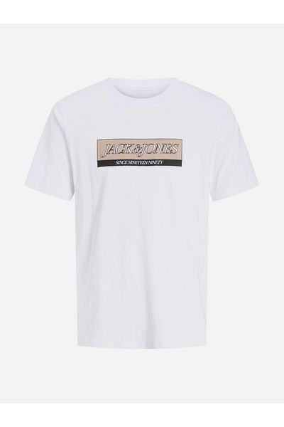 Jack & Jones Jorinwood Block Branding Crew Neck T-Shirt