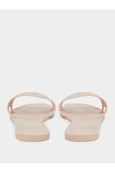 Take Two By Styli Solid Cross Circle Vamp Flat Sandals