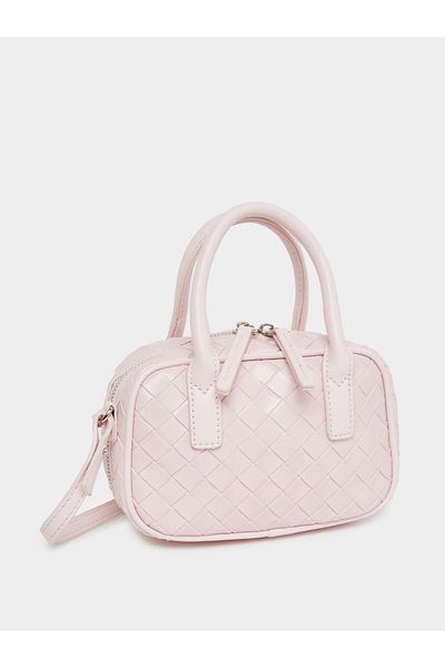Styli Textured Mini Bag with Dual Handle