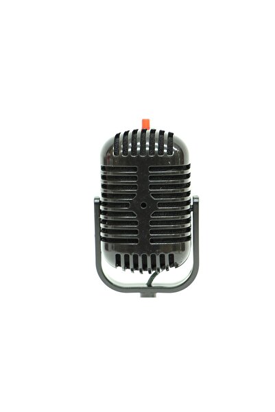 Kuzey Tacı Siyah Karaoke Mikrofon Eğlenceli Tasarım Vip