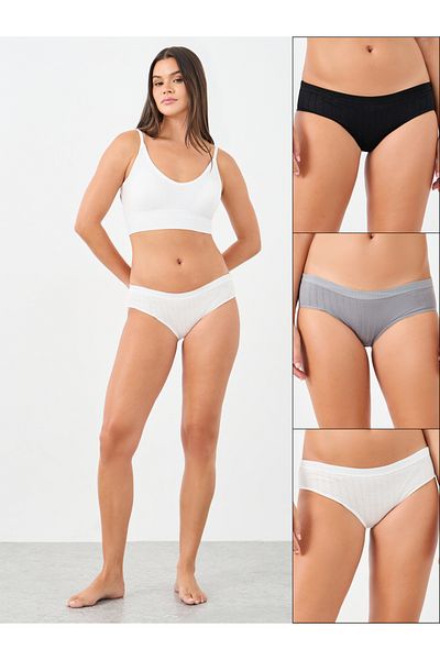 Styli Pack of 3 - Solid Hipster Briefs