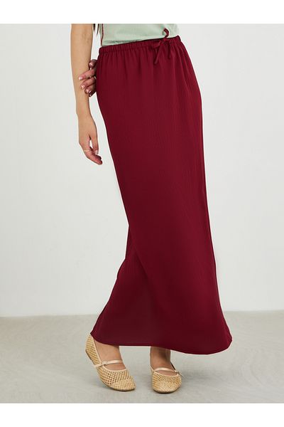 Styli Textured Shift Maxi Skirt