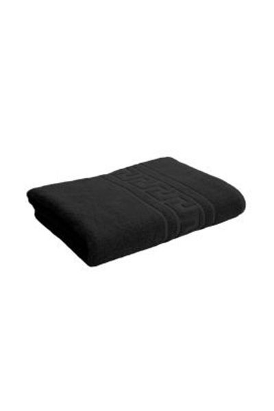Ralex Hand Towel 30 x 50 cm 100% Cotton, Greek Border 500 gsm, Black