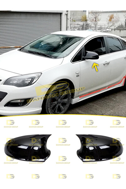 DG Power Opel Astra J 2009 - 2020 Batman Yarasa Ayna Kapağı Parlak Siyah ABS ...