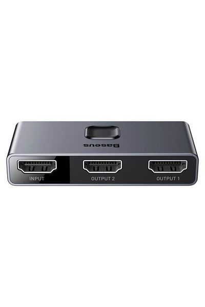 Baseus Switch video Matrix CAHUB-BC0G, HDMI bidirectional - 2x HDMI 4K / 30 Hz (Grey)