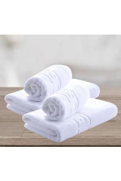 Ralex Set 4 bath towels 2 body towels 70 x 140 cm and 2 face towels 50 x 90 cm 100% Cotton Greek Border 55