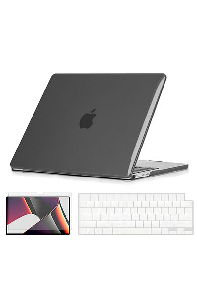 O Ozone Slim Crystal Hard Case Combo | MacBook Air 15 inch A2941 M2 2023, A3114 M3 2024 Hard Shell Case with
