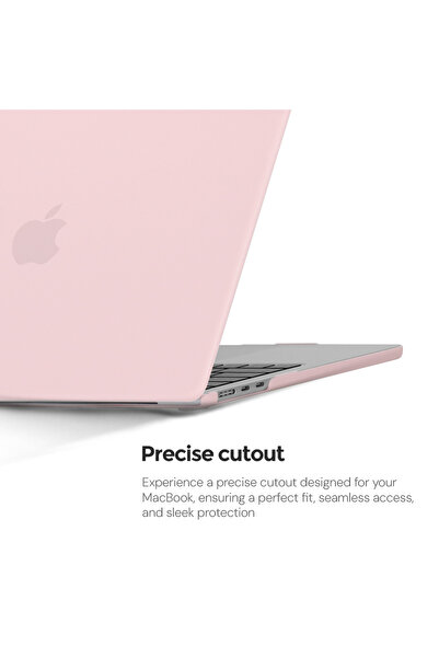 O Ozone حافظة رفيعة غير لامعة | ماك بوك إير ١٥ بوصة A2941 M2 2023، A3114 M3 2024 حافظة صلبة مع لوحة مفاتيح