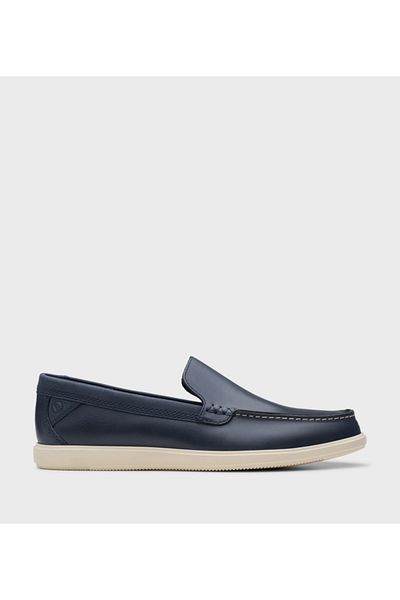 CLARKS Dark blue Men's Bratton Loafer Shoes
