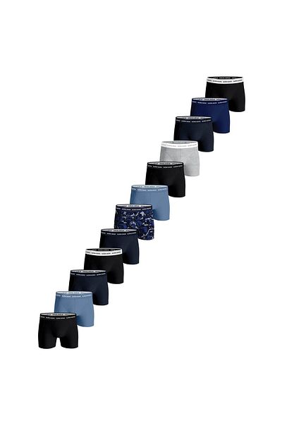Björn Borg BJÖRN BORG Herren Boxershorts, 12er Pack - Cotton Stretch Trunks, Logo, Baumwolle