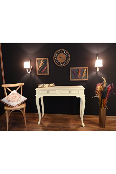 Wooding Mobilya 100 Cm Çekmeceli Masif Krem Dresuar