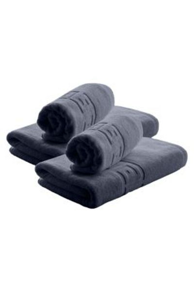 Ralex Set 4 Bath Towels 2 Body 70 x 140 cm and 2 Face 50 x 90 cm 100% Cotton, Greek Border 500 grams/m²,