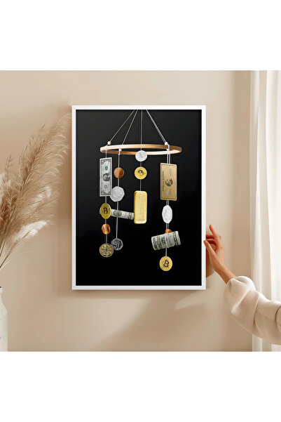 HOMEPACK Wooden Frame Painting Framed Poster Artistic Wall Decor Tk/1501