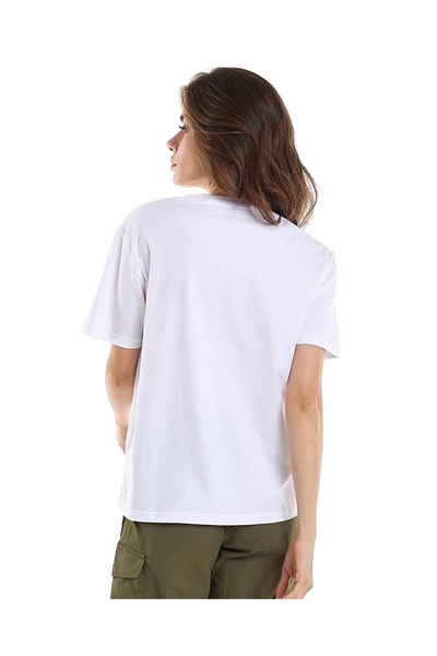 R&B Printed T-Shirt with Crew Neck and Short Sleeves