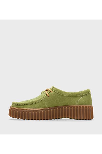 CLARKS حذاء تورهيل بي للنساء باللون الأخضر