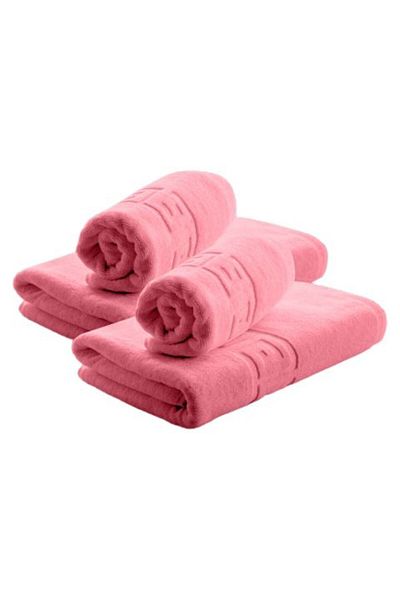 Ralex Set 4 bath towels: 2 body towels 70 x 140 cm, 2 face towels 50 x 90 cm, 100% Cotton, Greek Border, 5