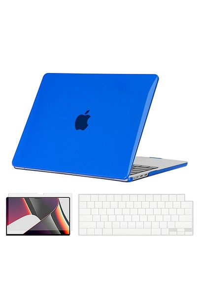 O Ozone Crystal Case | MacBook Air 13 inch (A2681) M2 2022, (A3113) M3 2024 | Keyboard Cover | Screen Protec