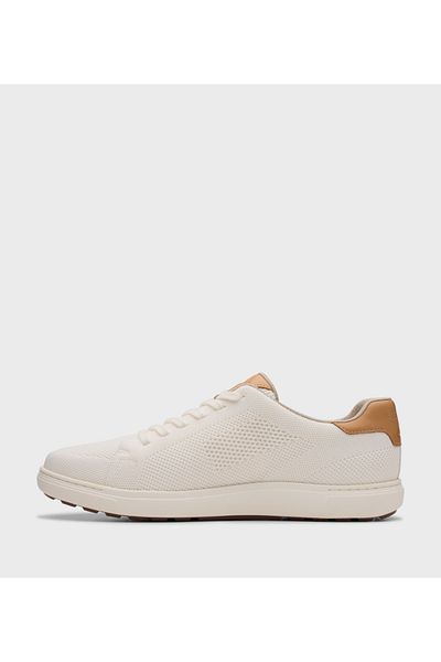 CLARKS White Men's Mapstone Lace Shoes