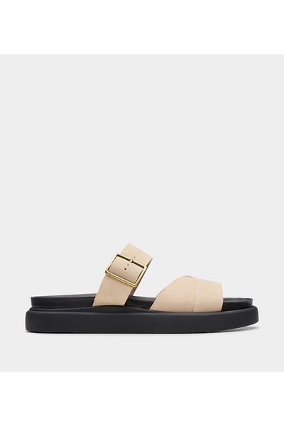 CLARKS Ecru Women's Aristella Mule Sandals