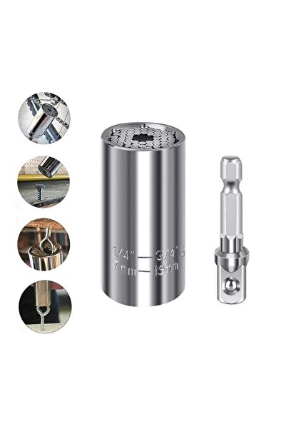 Titi 6384 طقم مفاتيح ربط ذكية متعددة الأغراض 7-19 ملم - 2 قطعة