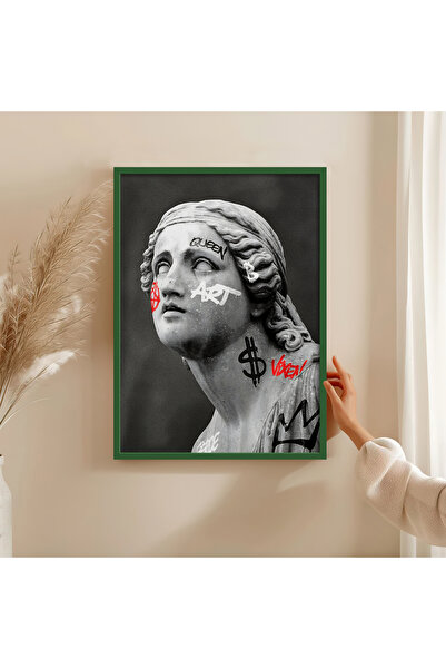 HOMEPACK Wooden Frame Painting Framed Poster Artistic Wall Decor Tk/1502