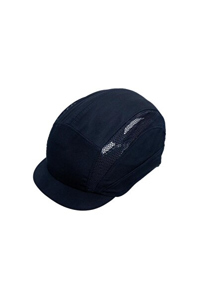 Titi LM01-L قبعة أمان ممتصة للصدمات مع حماية قصيرة للوجه - أزرق داكن