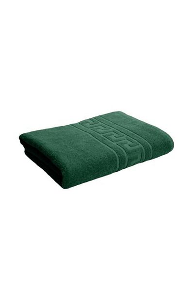 Ralex Hand Towel 30 x 50 cm 100% Cotton, Greek Border 500 gsm, Green