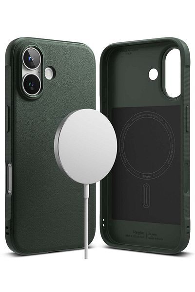Ringke غطاء حماية لجهاز iPhone 16 Plus | سلسلة Onyx المغناطيسية | أخضر داكن