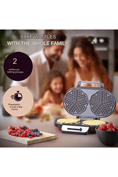 CLATRONIC Aparat de gofre, Clatronic, WA3745, oțel inoxidabil