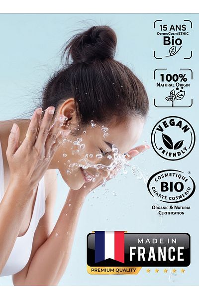 Gamarde Light Hydrating Face Fluid with Hyaluronic Acid & Argan Oil Non-Greasy Vegan Moisturizer 40ml