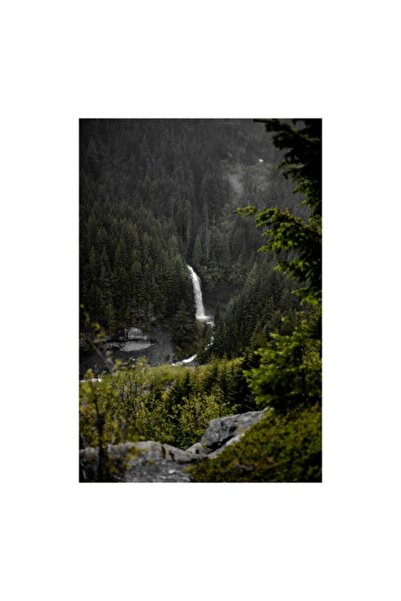 OEM Tablou Canvas, Cascada din inima padurii verzi