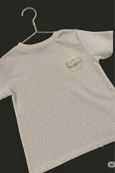 NO 601 Κοντομάνικο μπλουζάκι για κορίτσια Muslin Stone