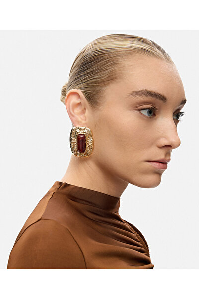 İpekyol Contrast Earrings with Texture