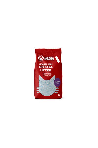Thunderpaws Thunder Paws Advance Care Lavender Crystal Cat Litter 5L