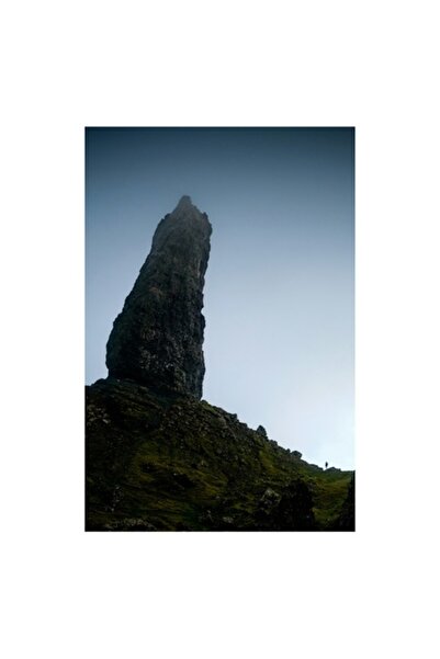 OEM Pictură pe pânză: „Stânca păzind orizontul în ceață”, Artă premium pe pânză