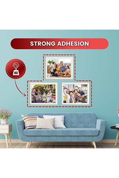 Red Goat Set of 24 double-sided adhesive pads for mounting and replacement Red Goat, foam, round, 50 mm