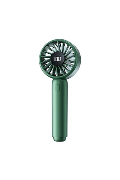 SKYDDAR INNOVATION Mini ventilator portabil, CT-110, 5 viteze, USB-C, compact și ușor, set de stickere, verde