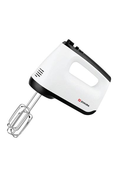 Zokura Mixer Z1247, 6 niveluri de viteză, 400 W (alb)