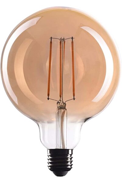 Crown Bec LED decorativ E27 Crown, sticlă, auriu, 4W, 230V, lumină albă caldă...