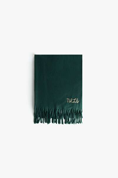 Bershka İşlemeli Atkı