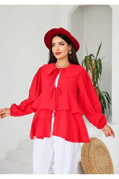 Vegove Layered Kimono with Rope Laces