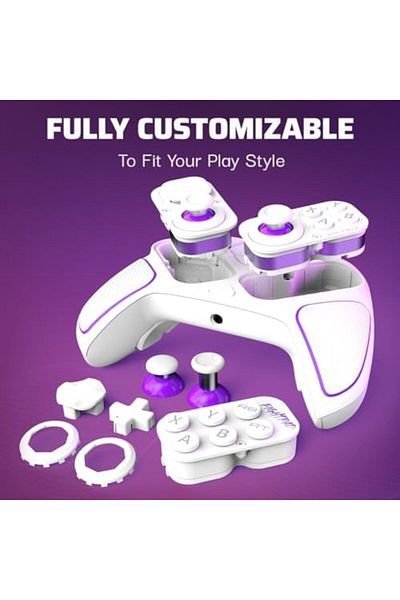 Pdp Victrix Pro BFG Wireless Controller: White For Xbox Series X|S, Xbox One, and Windows 10/11 PC
