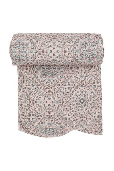OEM Cuvertura decorativa dubla, dimensiune 160x230 cm, Flori