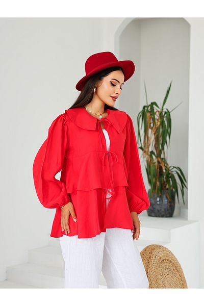 Vegove Layered Kimono with Rope Laces