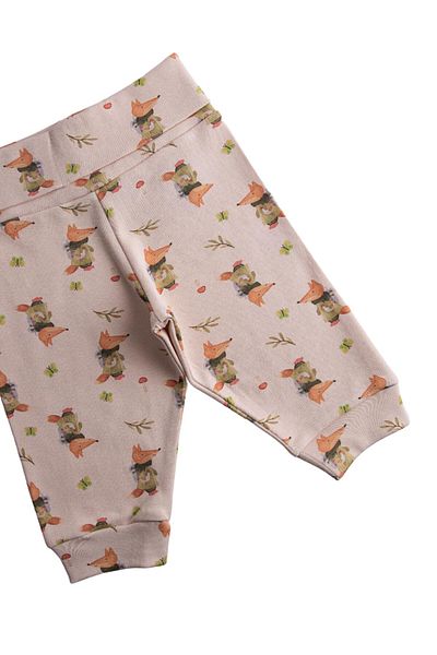 Bondilolly Baby Rabbit Patterned Bottom Tracksuit Cotton Interlock