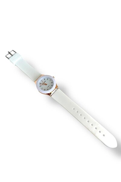 TAKIŞTIR White Color Women's Watch with Silicone Cord