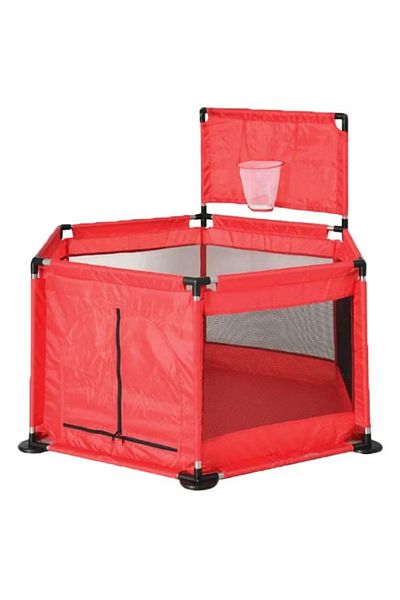 Cool Baby Indoor Basketball Hoop with Fence Tent – Playhouse & Ball Game Combo