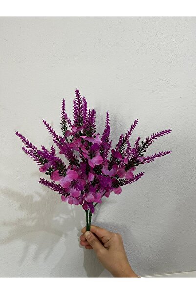 LABURN Buchet de flori artificiale uscate colorate, flori de mireasă, flori ornamentale, flori în ghiveci, lavandă